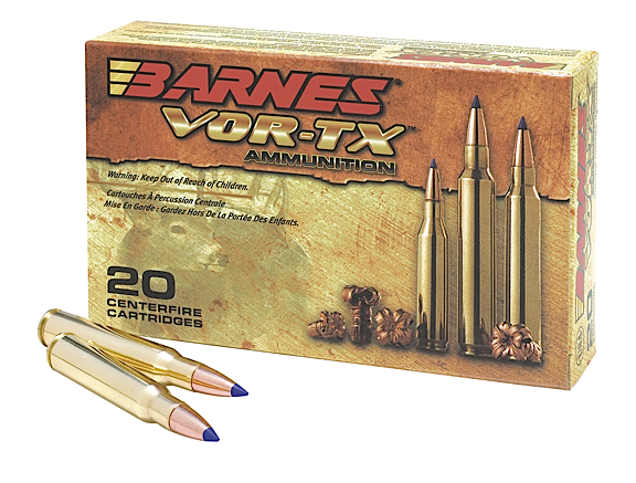 Barnes Bullets VOR-TX .338 Winchester Magnum Tipped TSX Boat Tail, 210 Grain (20 Rounds) - 21575