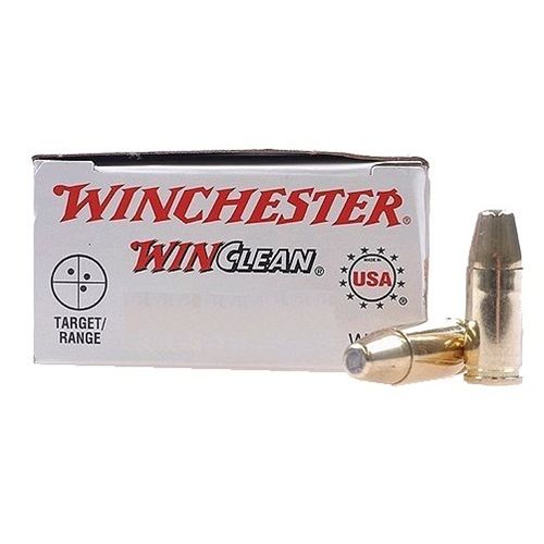 Winchester WinClean USA 9mm Brass Enclosed Base, 147 Grain (50 Rounds) - WC93