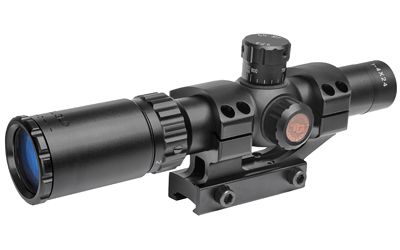 Truglo Tru-Brite 30 1-4x24mm Riflescope in Black (Duplex Mil-Dot) - TG8514BT