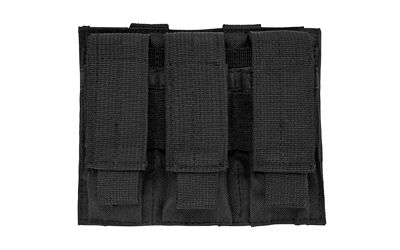 NCStar CVP3P2932B Triple Mag Pouch Black