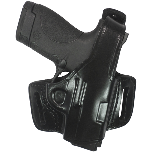 Belt Slide Holster With Thumb  Belt Slide Holster With Thumb Break Black Finish Fits most 1911-type pistols with 3 to 5 bbl incl. COLT Defender, Officers, Commander, Gold Cup, Govt; KIMBER Compact, Custom, Pro, Ultra; PARA-ORDNANCE (all); SPRINGFIELD 1911