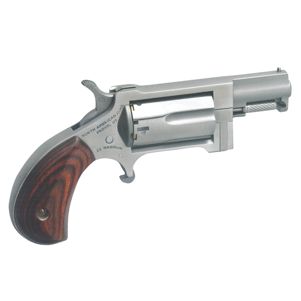 North American Arms Sidewinder .22 Winchester Magnum 5-Shot 1.62" Revolver in Stainless - NAASW