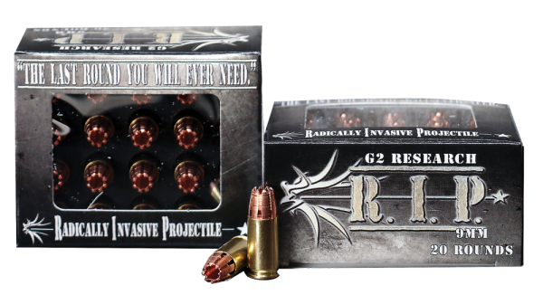 G2 Research Inc RIP 9mm Hollow Point, 92 Grain (20 Rounds) - RIP 9MM