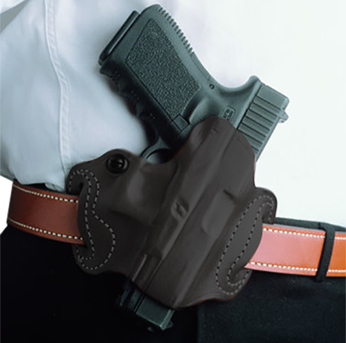 Desantis Gunhide Thumb Break Mini Slide Right-Hand Belt Holster for Kel-Tec PMR40 in Black - 085BAZ9ZO