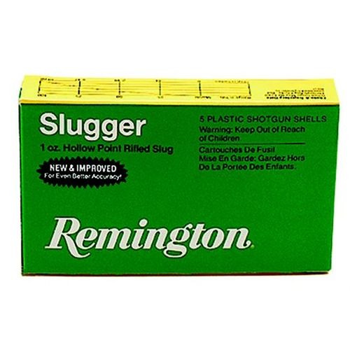 Remington Slugger .12 Gauge (3") Slug (Rifled) Lead (5-Rounds) - S12MRS