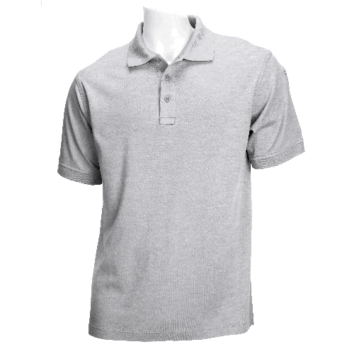5.11 Tactical Tactical Men's Short Sleeve Polo in Heather Grey - 2X-Large