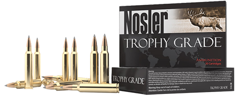 Nosler Bullets Trophy Grade Long Range .30-378 Weatherby Magnum AccuBond, 210 Grain (20 Rounds) - 60133