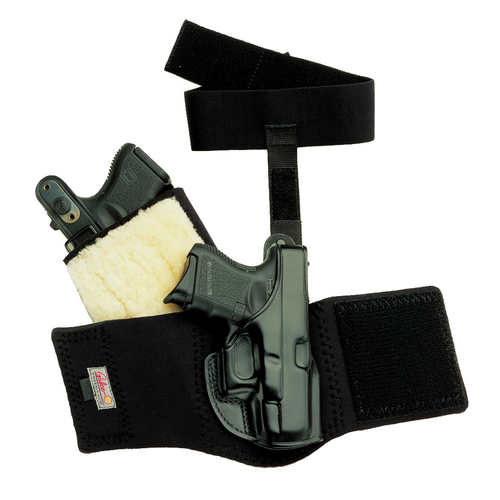 Ankle Glove (Ankle Holster) Color: Black Gun: Kimber Micro 9 Hand: Left - AG665B