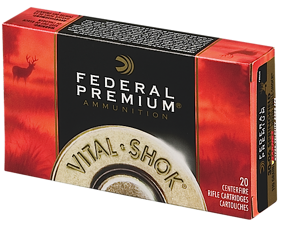 Federal Cartridge Vital-Shok Medium Game .308 Winchester/7.62 NATO Trophy Copper, 150 Grain (20 Rounds) - P308TC3