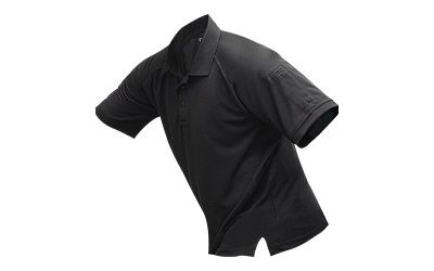 Vertx Coldblack Men's Short Sleeve Polo in Black - Large