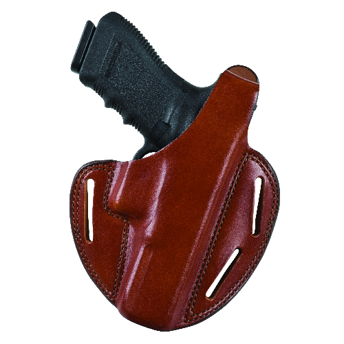 Shadow II Pancake-Style Holster Gun FIt: 33 / S&W / 4006Tsw, [5906Tsw (Round Trigger Guard)] Hand: Right Hand Color: Plain Black - 18280