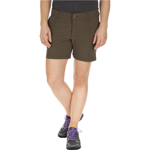 5.11 Tactical Shockwave Women's Tactical Shorts in Tundra - 12