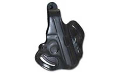 Desantis Gunhide 1 Thumb Break Scabbard Right-Hand Belt Holster for Smith & Wesson J-Frame in Black Leather (2") - 001BA02Z0