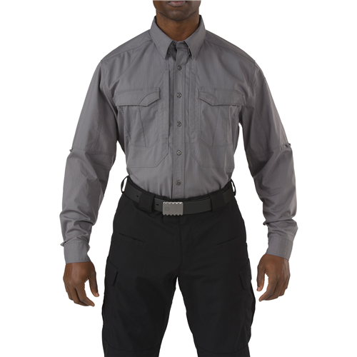 5.11 Tactical Stryke Men's Long Sleeve Uniform Shirt in Storm - Small