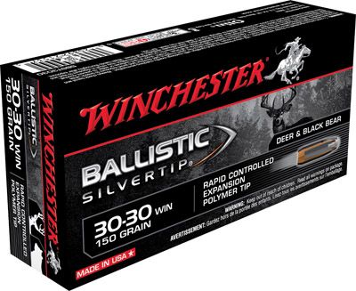 Winchester Supreme .30-30 Winchester Ballistic Silvertip, 150 Grain (20 Rounds) - SBST3030