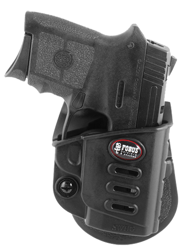 Fobus USA Evolution Right-Hand Paddle Holster for Smith & Wesson Bodyguard .380 in Black (2.75") - SWBG