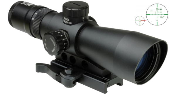 Ncstar - Vism Mark III 3-9x42mm Riflescope in Black (P4 Sniper) - STP3942GV2