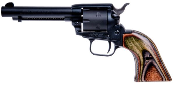 Heritage Rough Rider Small Bore .22 Long Rifle 6-Shot 4.75" Revolver in Black Satin - RR22MBS4