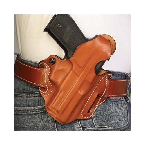 Desantis Gunhide Thumb Break Scabbard Right-Hand Belt Holster for Smith & Wesson M&P in Plain Black Unlined (5") - 001BAR1Z0