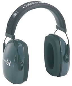 Howard Leight/Sperian Electronic Hearing Protection Earmuffs Black/Blue Finish R01524