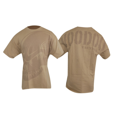 Voodoo Skull Men's T-Shirt in Sand - Medium