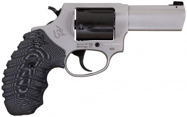 Taurus 605 .38 Special 5+1 3" Pistol in Matte Stainless Steel - 260535NSVZ