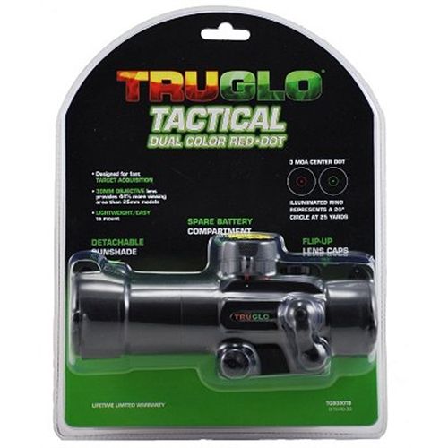 Truglo Red Dot 1x30mm Sight in Black - TG8030TB