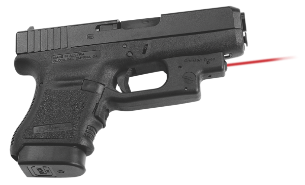 Crimson Trace LG436 Laserguard Glock Gen3 Gen4 Cmpt/Subcmpt Red 633nm Blk Poly