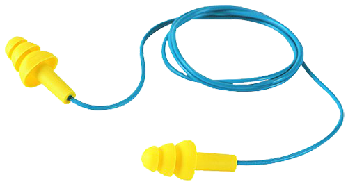 3M Peltor 97317 Corded Earplugs 33dB Blue/Yellow 1 Pair