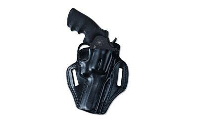 Galco International Combat Master Right-Hand Belt Holster for Smith & Wesson M&P Shield in Black Leather Saddle Leather - CM652B