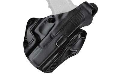 Desantis Gunhide F.A.M.S. Right-Hand Belt Holster for Glock 19, 23 in Black Leather - 01LBAB6Z0