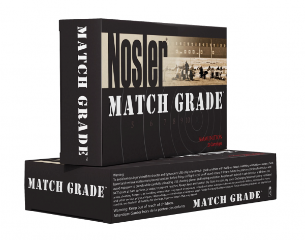 Nosler Bullets Match Grade .338 Lapua Magnum Hollow Point, 300 Grain (20 Rounds) - 43136