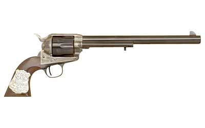 Cimarron Wyatt Earp .45 Long Colt 6-Shot 10" Revolver in Color Case Hardened - PP558