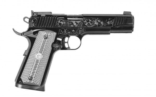 EAA MC1911 Match Lux .45 ACP 8+1 5" 1911 in Black Chrome Engraved - 390098