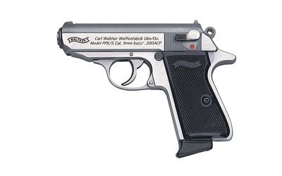 Walther PPK/S .380 ACP 8+1 3.3" Pistol in Stainless - 4796004