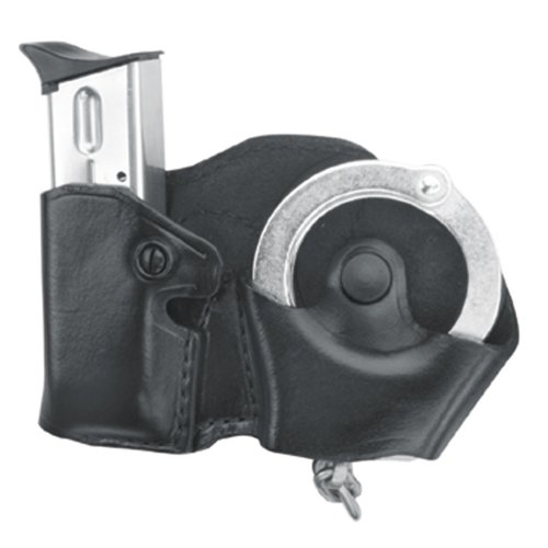 Gould & Goodrich Cuff and Magazine Case with Belt Loops Magazine/Handcuff Holder in Black - B841-3