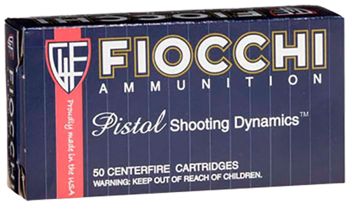 Fiocchi Ammunition .40 S&W Full Metal Jacket Flat Nose, 180 Grain (50 Rounds) - 40SWD