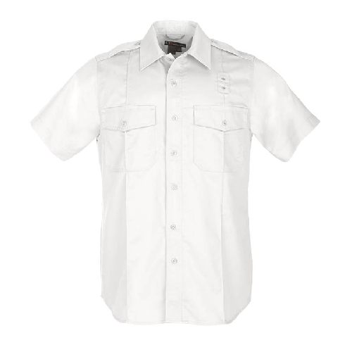 5.11 Tactical PDU Class A Men's Uniform Shirt in White - Large