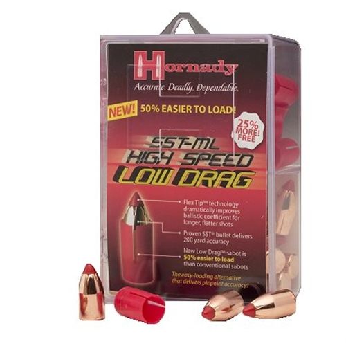 Hornady 50 Cal. Low Drag Sabot w/45 Cal. 250 Grain Super Shock Tip Bullet 67273