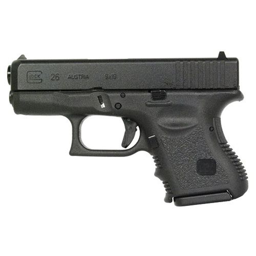 Glock 26 9mm 10+1 3.46" Pistol in Black (Gen 3) - PI2650201