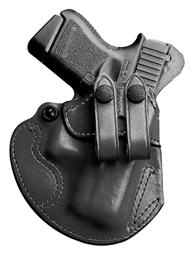 Desantis Gunhide Cozy Partner Right-Hand Belt Holster for Glock 26, 27, 33 in Black - 028BAE1Z0