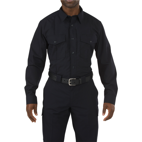 5.11 Tactical PDU Class B Men's Long Sleeve Uniform Shirt in Midnight Navy - X-Large