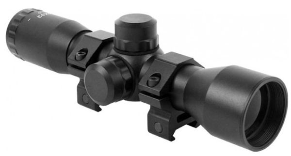 Aim Sports Inc Tactical 4x32mm Riflescope in Matte Black (Mil-Dot) - JTM432B