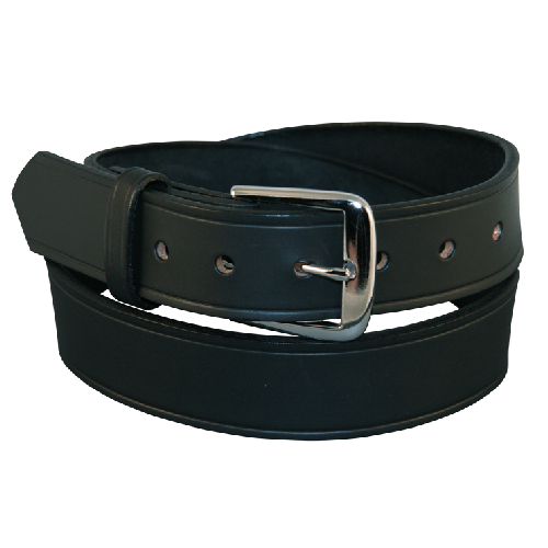 Off Duty Garrison Belt, 1 1/2  Belt Size: 48 Buckle: Nickel Color: Black Finish: Clarino