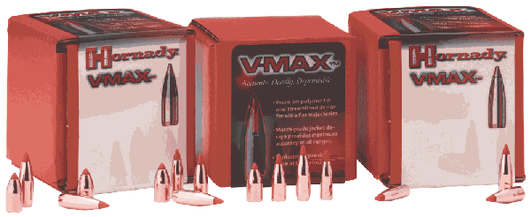 Hornady Rifle Bullet 6MM Cal 75 Grain V-Max 100/Box 22420