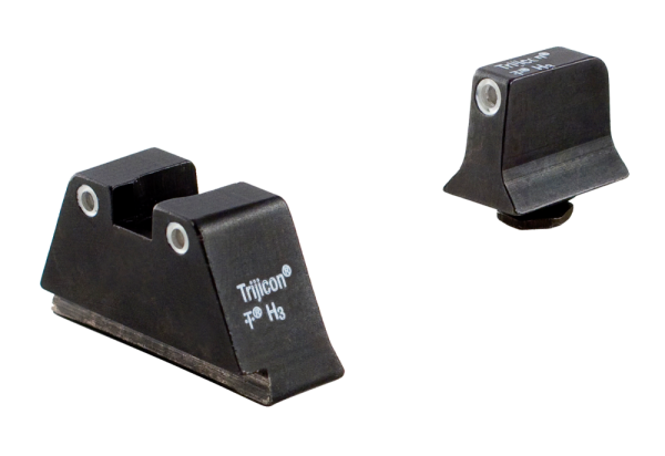Trijicon GL201C600649 Bright&Tough Night Sights Glock w/ Suppressor Blk Grn Dot