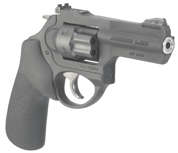 Ruger  LCRx .22 Winchester Magnum 6-round 3" Revolver in Matte Black Aluminum - 5437