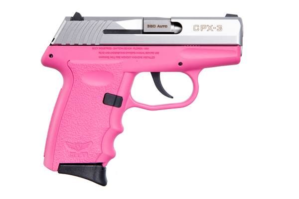 SCCY CPX-3 Gen3 .380 ACP 10+1 3.10" Pistol in Pink - CPX-3TTPK