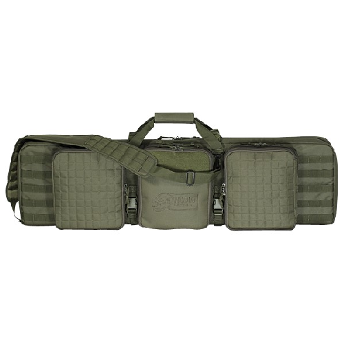 42  Deluxe Padded Weapon Case With 6 Black Locks Color: OD Green