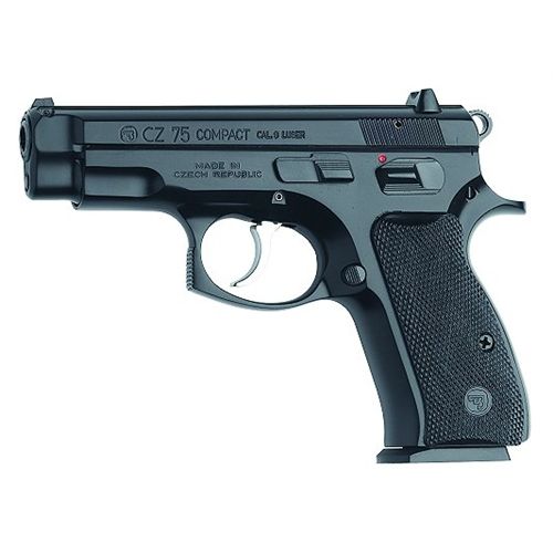 CZ 75 Compact 9mm 15+1 3.9" Pistol in Black - 91190